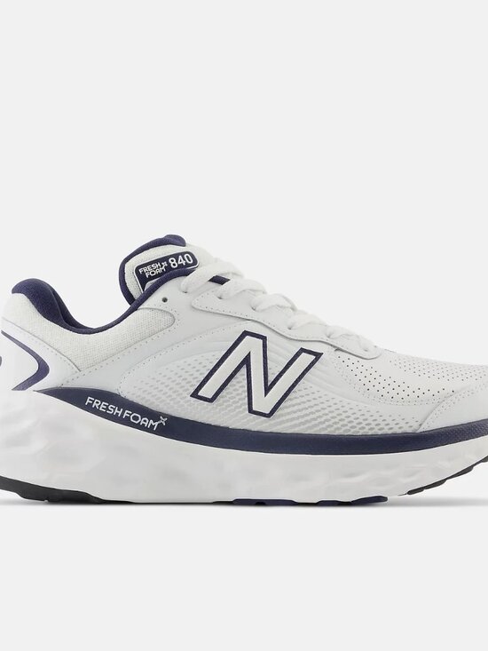 New Balance Other - New Balance Fresh Foam X 840 White Team Navy Men's 9.5 Running Shoes MW840FW1